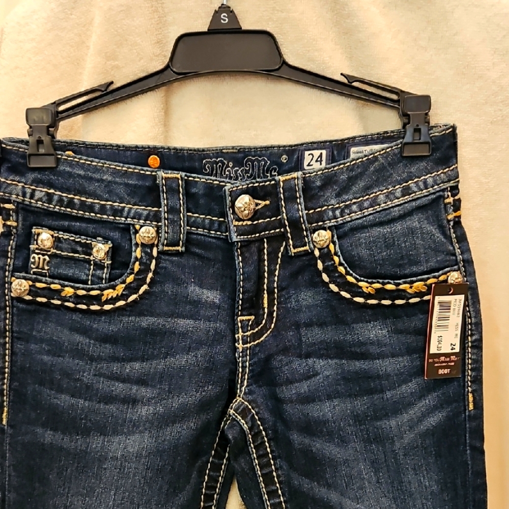 Miss Me Women's Boot Cut Blue Jeans